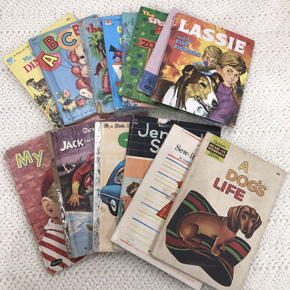 Vintage 1950’s 60’s 70’s CHILDREN’S BOOKS’ MIXED LOT OF 14